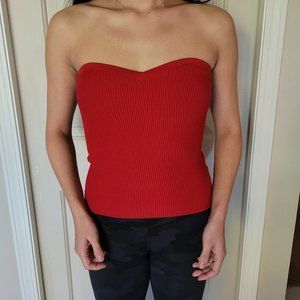 Babaton Red Rust Tube Top size medium